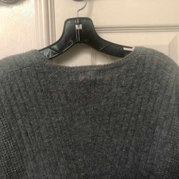 Nordstrom v neck grey sweater - Picture 8 of 11